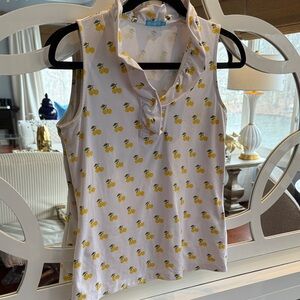 J. McLaughlin ‘Lemon’ Catalina Cloth Top!